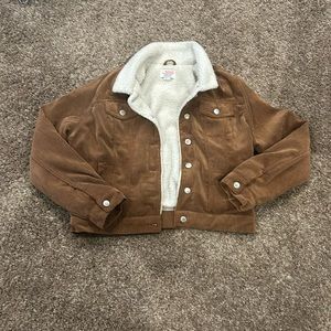 Kids Large Brown corduroy Jacket